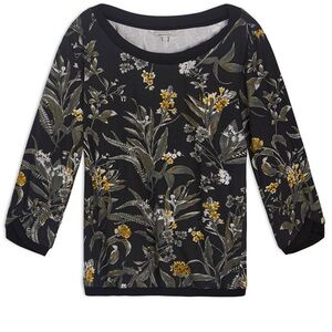 Sandwich Clothing floral print 3/4 sleeve top in EUC.